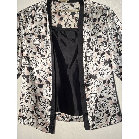 VTG  Edith Martin California Women 2 Piece Cardigan Tank Career Whimsy Goth USA - Picture 11 of 16